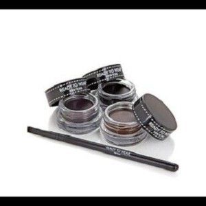 Ready to Wear Eyeluxe Gel Eyeliner Set with Pro Tip Brush - Black, Brown + Plum